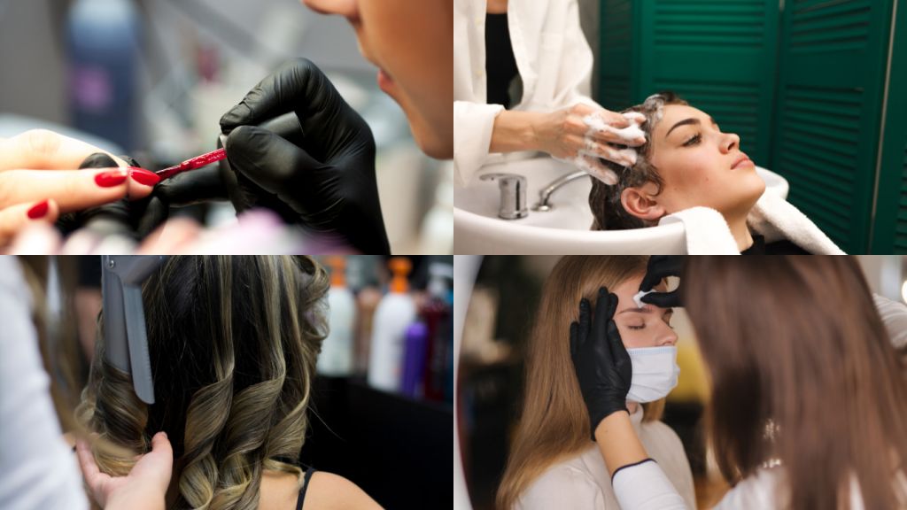 девушки на процедурах в салоне