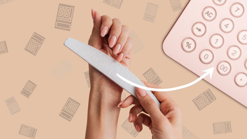 Расчет себестоимости маникюра